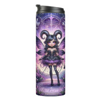 Angelina Purple Gothic Fairy Skorpion Hörner Stern