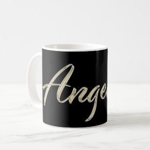 Angelina white gold Handwriting Tasse Kaffeetasse