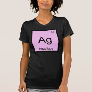 Angelique Name Chemie Element Periodensystem T-Shirt