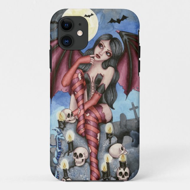 Angelique - Vampir feenhafter iPhone 5 Fall Case-Mate iPhone Hülle (Rückseite)