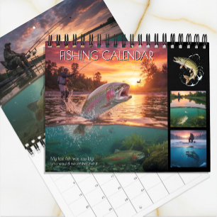 Angelkalender 2027 / Pro, Fisch Foto-Kalender Kalender