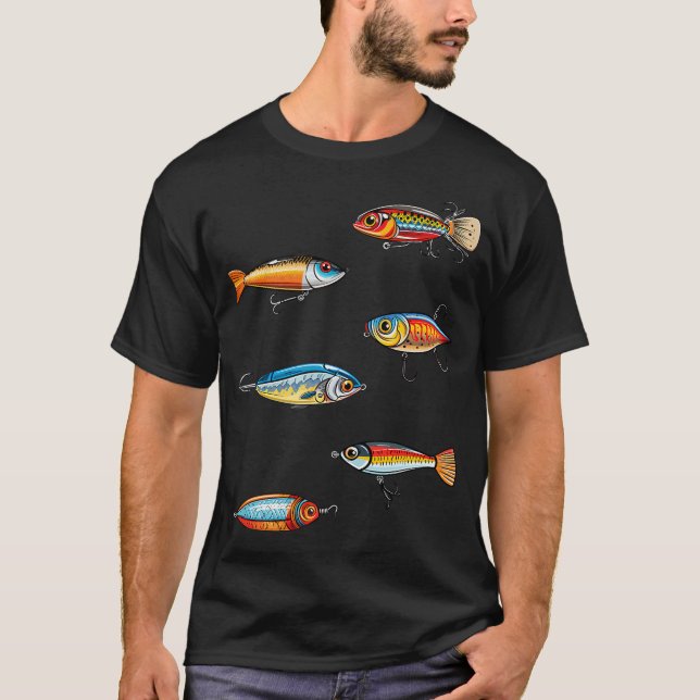 Angelköder T-Shirt (Vorderseite)