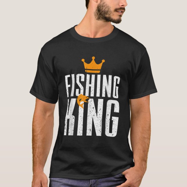 Angelkönig Funny Fisherman Aquatic Enthusiasten Me T-Shirt (Vorderseite)
