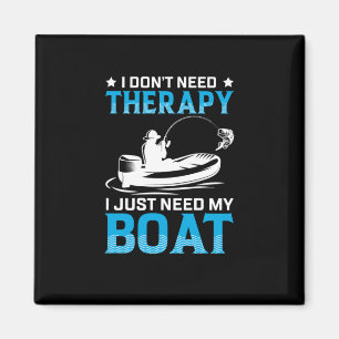 Angelkunst Ich brauche nur mein Boot Magnet