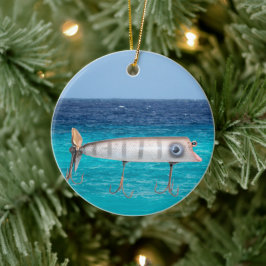 Angellocke "Ein weiteres gutes Jahr der Fischerei" Keramik Ornament