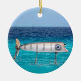 Angellocke "Ein weiteres gutes Jahr der Fischerei" Keramik Ornament