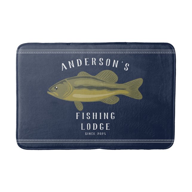 Angellounge in Blau, Bass und Familie Badematte (Vorderseite)