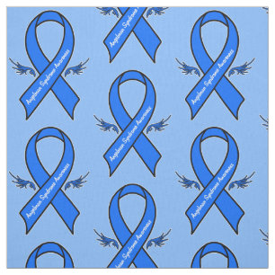 Angelman Syndrome Awareness Ribbon Angel Wings Stoff