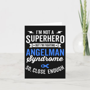 Angelman Syndrome Warrior Survivor Sensibilisierun Karte