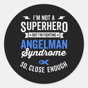 Angelman Syndrome Warrior Survivor Sensibilisierun Runder Aufkleber