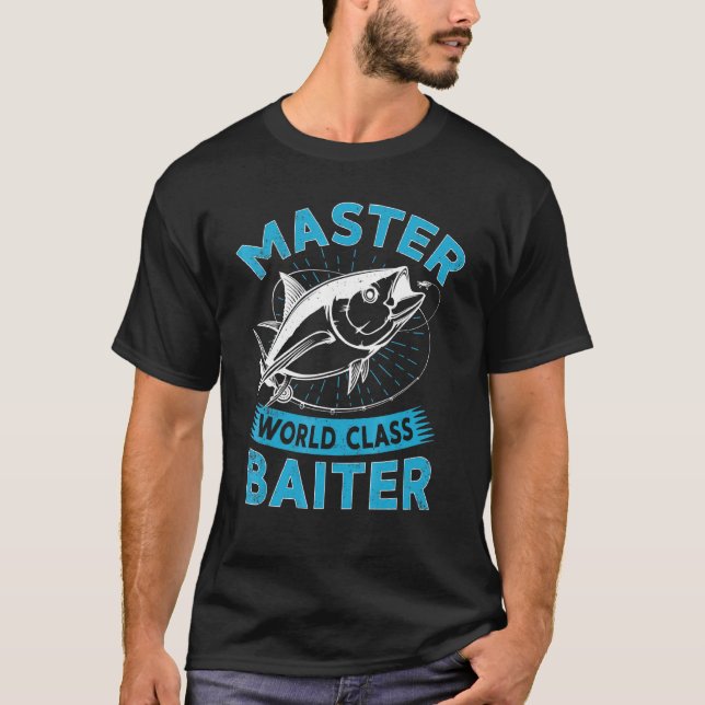 Angelmeister Weltklasse Köderfischer T-Shirt (Vorderseite)