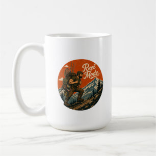 Angelmug 'Reel Mode Vintage Fishing Adventure' Kaffeetasse