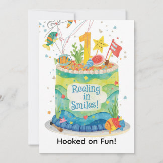 Angeln 1. Geburtstag Einladung Kleine Angler