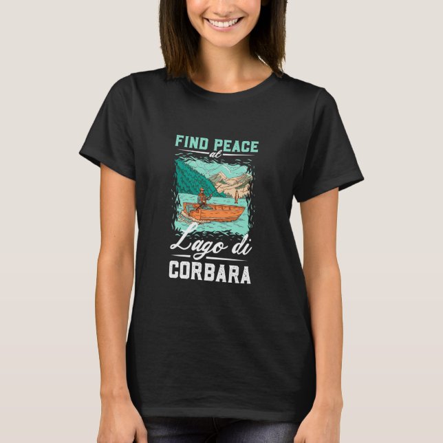 Angeln am Lago di Corbara T-Shirt (Vorderseite)