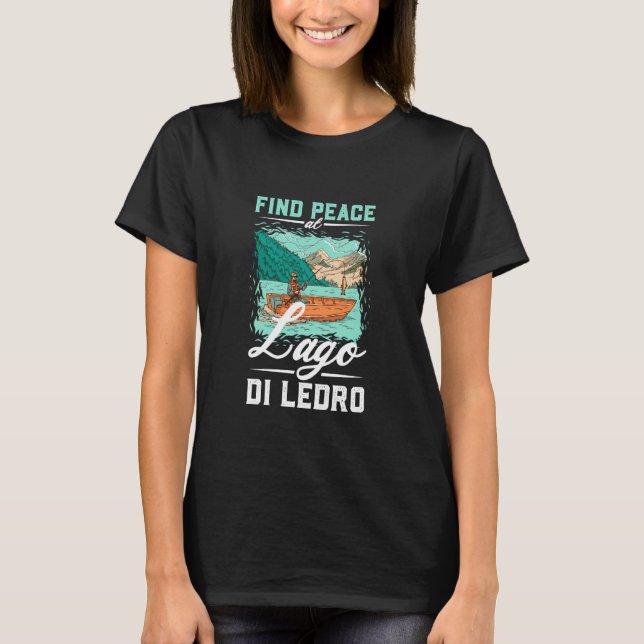 Angeln am Lago di Ledro T-Shirt (Vorderseite)