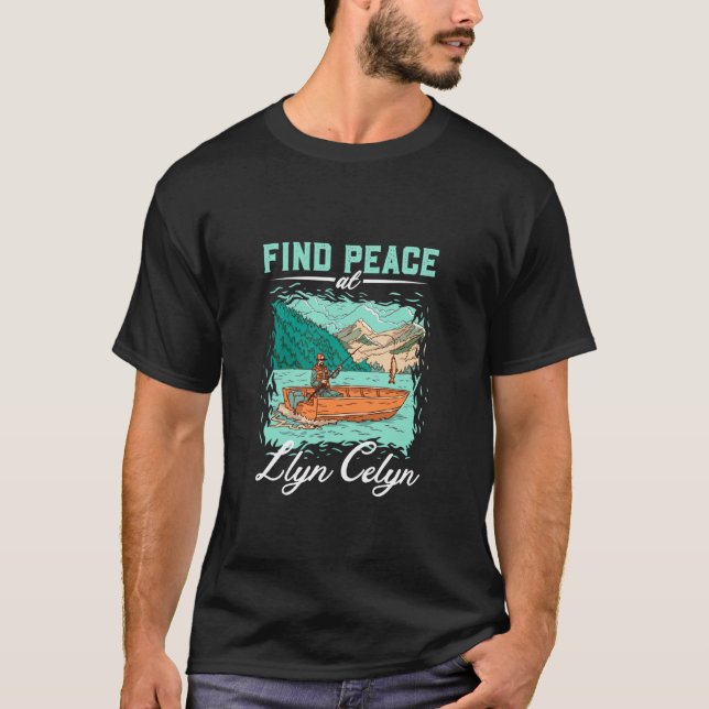 Angeln am Llyn Celyn T-Shirt (Vorderseite)
