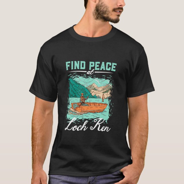Angeln am Loch Ken T-Shirt (Vorderseite)