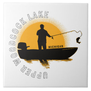 Angeln am See Michigan Fliese