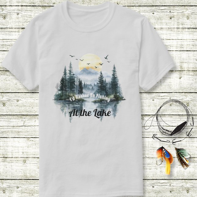 Angeln am See T-Shirt (Von Creator hochgeladen)