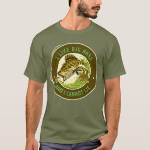 Angeln anpassen Ich mag große Bässe und kann nicht T-Shirt