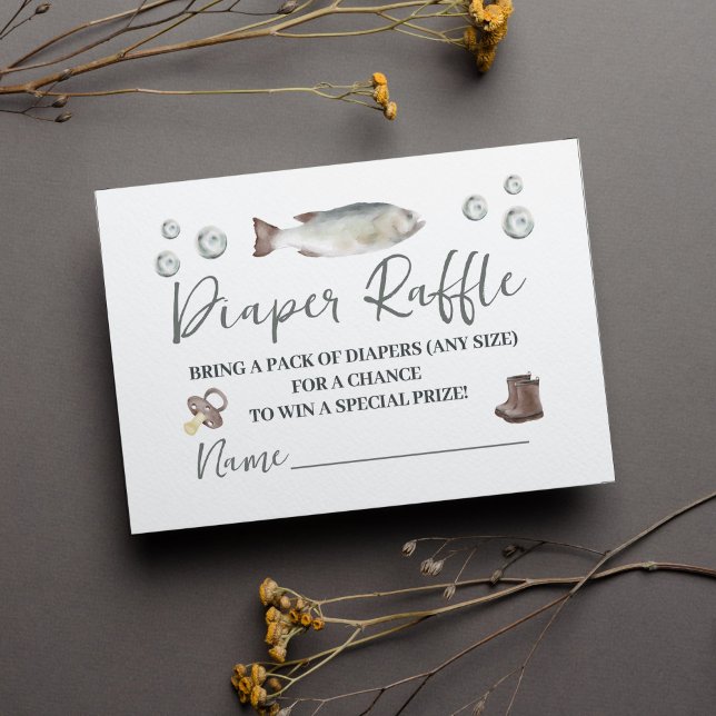 Angeln Babydusche Seiltüte begeistert Windelwindel Begleitkarte (Von Creator hochgeladen)