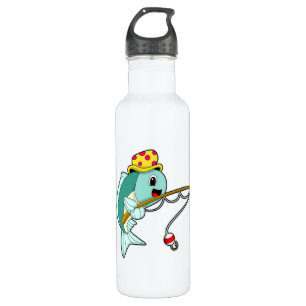 Angeln beim Angeln mit Angelstab & Hat Edelstahlflasche