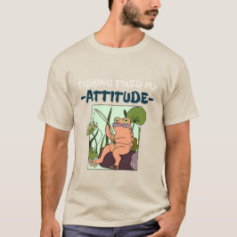 Angeln besserte meine Einstellung. mürrisches Ange T-Shirt