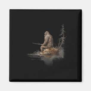 Angeln Bigfoot Sasquatch - Uni Erwachsene & Ki Magnet