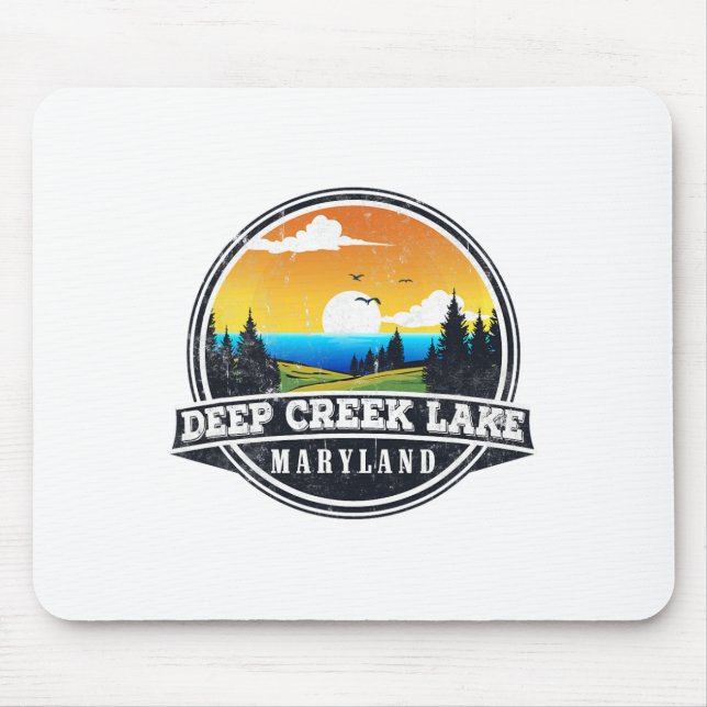 Angeln Bootfahren Camping - Lakeview Deep Creek La Mousepad (Vorne)