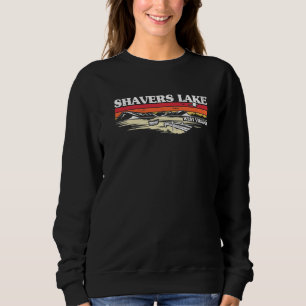 Angeln Bootfahren Camping Seebad Shavers Lake Sweatshirt