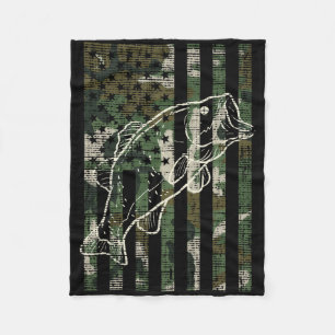 Angeln Camo Us Flagge Fisch B Patriot Angler Papa Fleecedecke