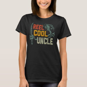 Angeln Cool Onkel Fischen Papa Vatertag m T-Shirt