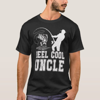 Angeln Cool Onkel Fischfang Vatertag Papa Vater T-Shirt