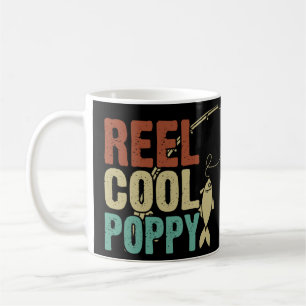 Angeln Coolen Mohnangeln Großvater Vatertag Fischf Kaffeetasse