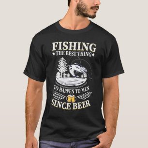 Angeln Das Beste, Was Männern Passiert Bier Angeln T-Shirt