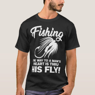 Angeln Fischer Fliegenfischen T-Shirt