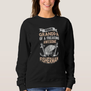 Angeln Fischer Großvater Fischer Opa Fisch Sweatshirt