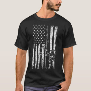 Angeln Fischer Muskel Papa T-Shirt
