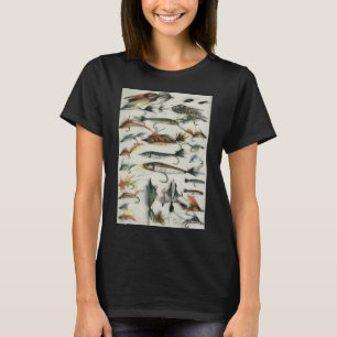 Angeln Fliegen der 1920er Jahre T-Shirt