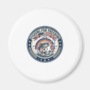 Angeln für Freiheit Patriotisches Patriotisches Ho Magnet