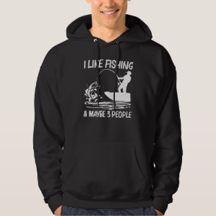 Angeln für Männer Frauen Fischer Köder Bootsfahrt Hoodie
