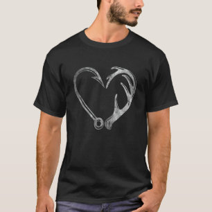 Angeln & Geweihjäger Elch Hirsch Jagd T-Shirt