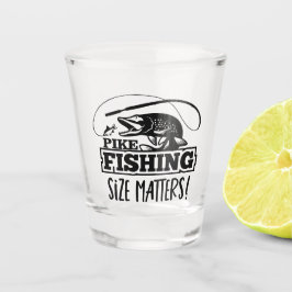 Angeln Größe Materie Trophäe Fischsport Schnapsglas