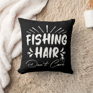 Angeln Haar Ist Egal Outdoor Angler Cool Kissen