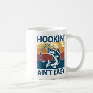 Angeln Hookin 'ist nicht einfach Vintage Retro Fis Kaffeetasse