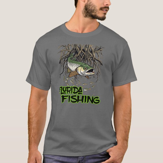 ANGELN IN FLORIDA T-Shirt (Vorderseite)