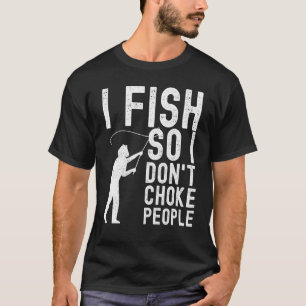 Angeln Introvertierter Antisozialer Sarkastischer T-Shirt