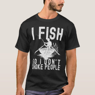 Angeln  Introvertierter Antisozialer Sarkastischer T-Shirt