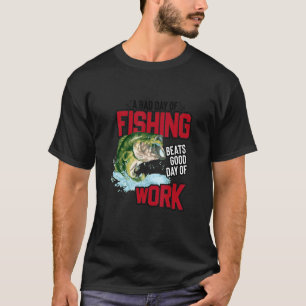 Angeln ist besser als ein guter Arbeitstag Angler T-Shirt