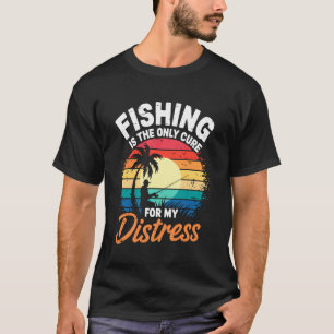 Angeln ist die einzige Kur Meine Therapie Stressab T-Shirt